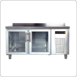 TEZGAH TİPİ CAM KAPILI BUZDOLAPLARI